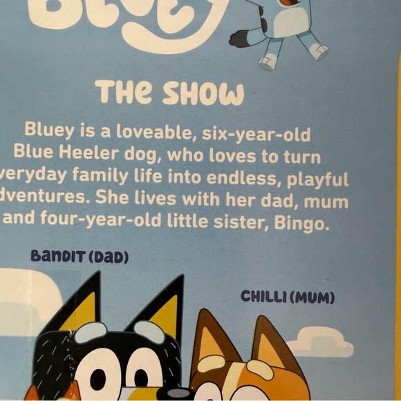Bluey The Show Figures NEW Posable Figs Showtime Bingo Chilli Bandit Pretend Toy - Picture 6 of 9